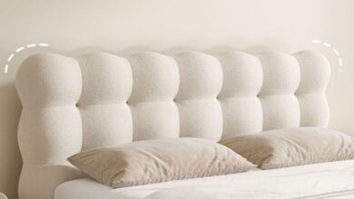 White beds