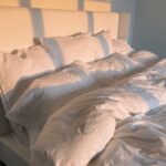 White beds