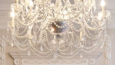 white chandelier