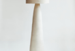 White floor lamp