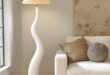 White floor lamp