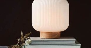 White table lamp