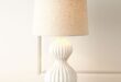 White table lamp