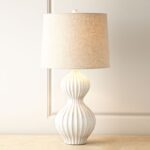 White table lamp