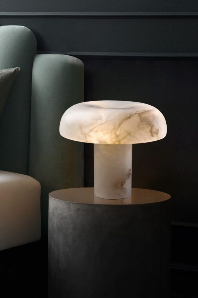 White table lamp