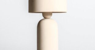 White table lamp design