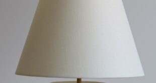 White table lamp design