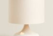 White table lamp design