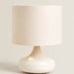 White table lamp design