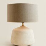 White table lamp design