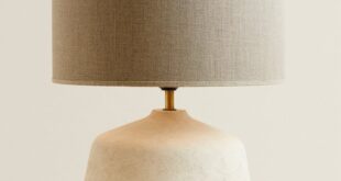 White table lamp design