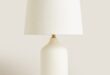 White table lamp design