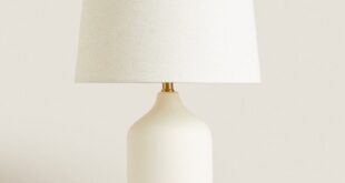 White table lamp design