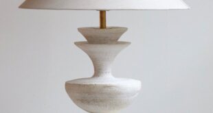 White table lamp