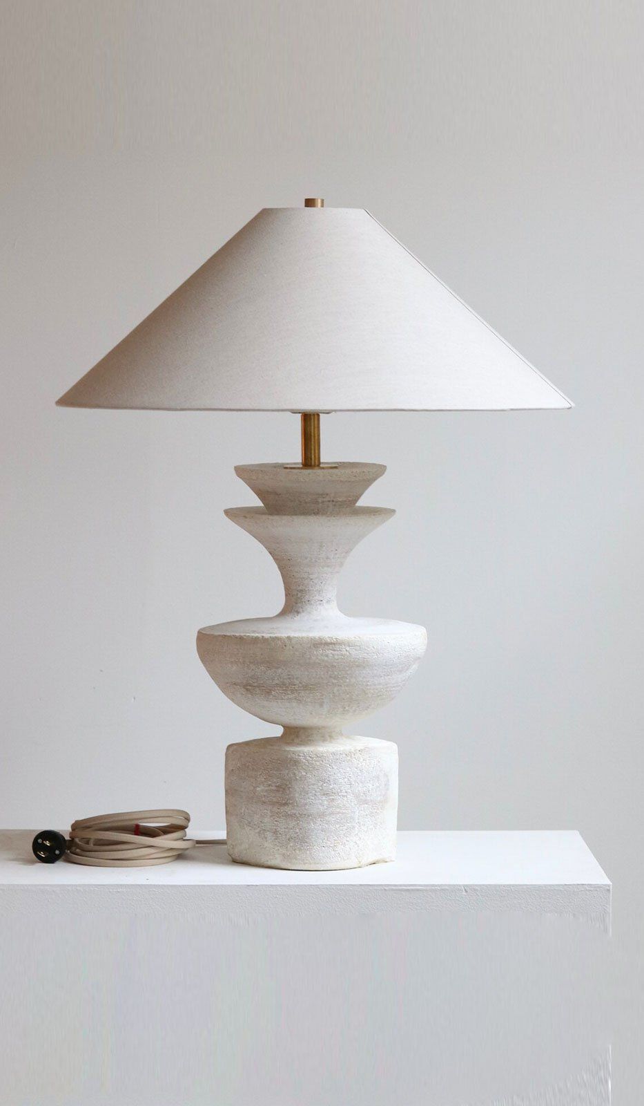 White table lamp for a modern and stylish home