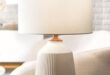 White table lamp