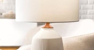 White table lamp