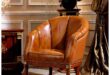 Wingback Leather Armchair