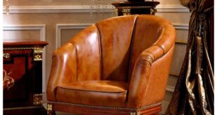 Wingback Leather Armchair