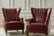 Wingback Leather Armchair