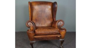 Wingback Leather Armchair