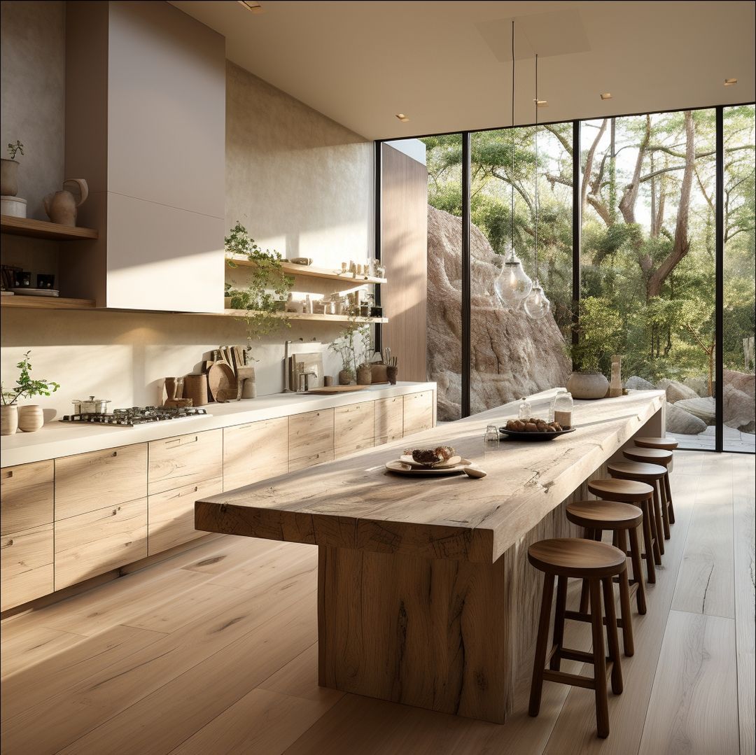 Wood kitchen Rustic Charm in the Heart of the Home