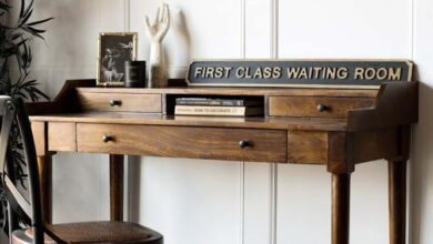 Wooden Desk For Home Office