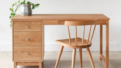 Wooden Desk For Home Office