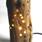 wooden lamp