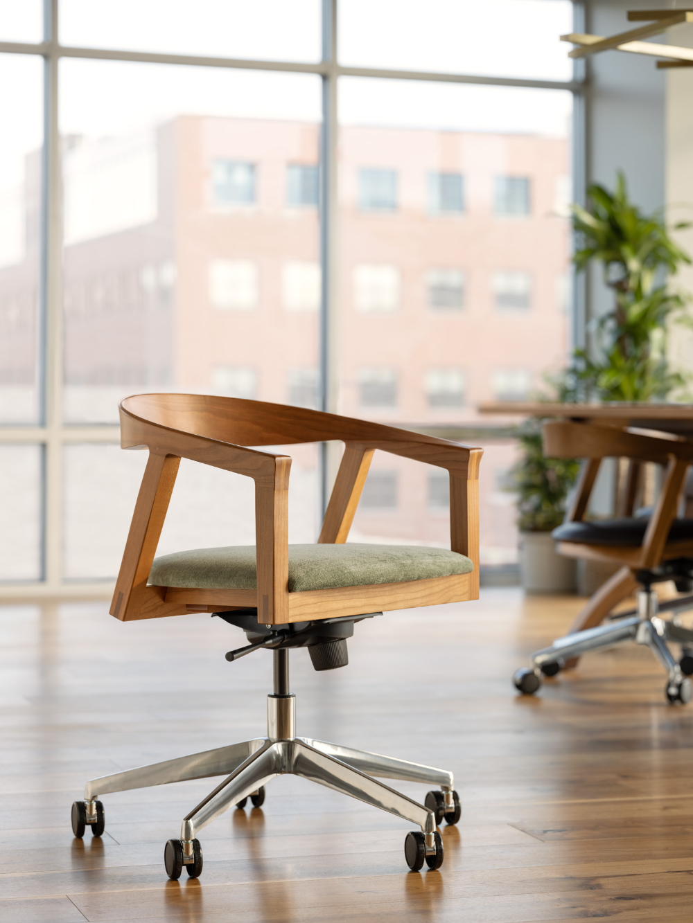 Wooden Office Chair – The Classic Choice for Comfort and Style