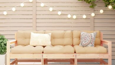 Wooden Sofa Set