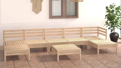 Wooden Sofa Set