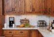 Wooden country-style kitchens