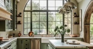 Wooden country-style kitchens