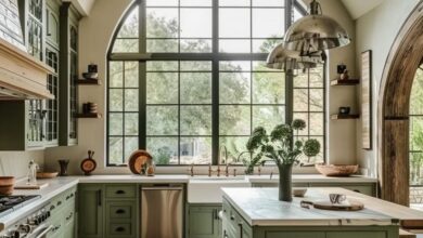 Wooden country-style kitchens