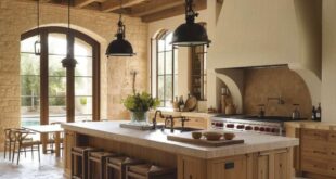 Wooden country-style kitchens