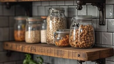 Wooden country-style kitchens