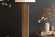 Wooden floor lamps