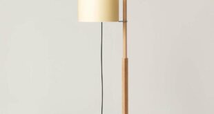 Wooden floor lamps