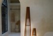 Wooden floor lamps