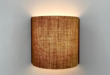 Wooden wall lamp