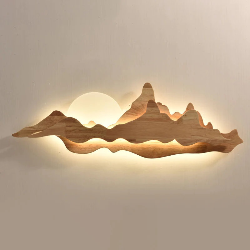 Wooden wall lamp the perfect addition to your home