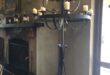 Wrought iron chandeliers