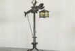 Wrought iron floor lamps