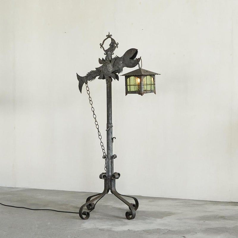 Wrought iron floor lamps