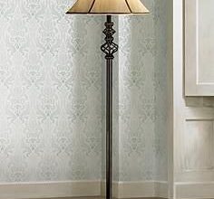 Wrought iron floor lamps