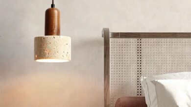 yellow bedside lamps