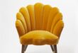 Yellow Velvet Chair