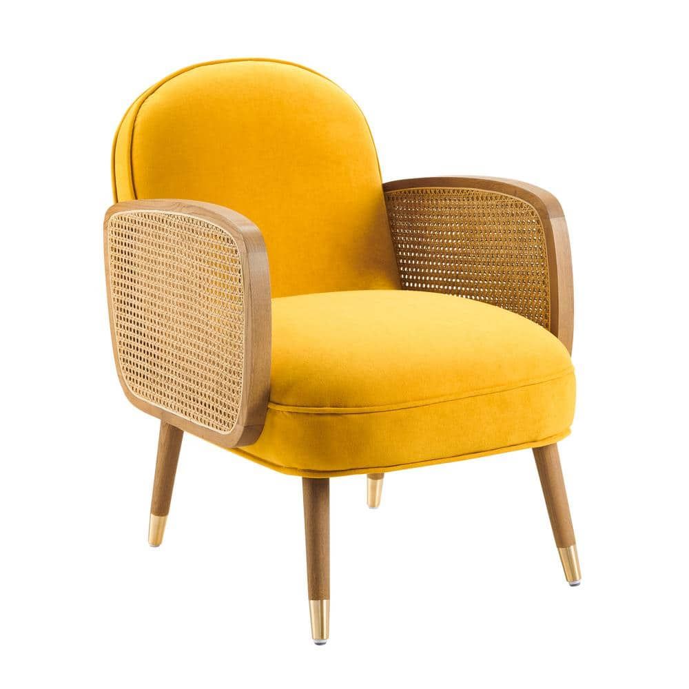 Yellow Velvet Chair