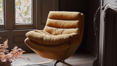 Yellow Velvet Chair